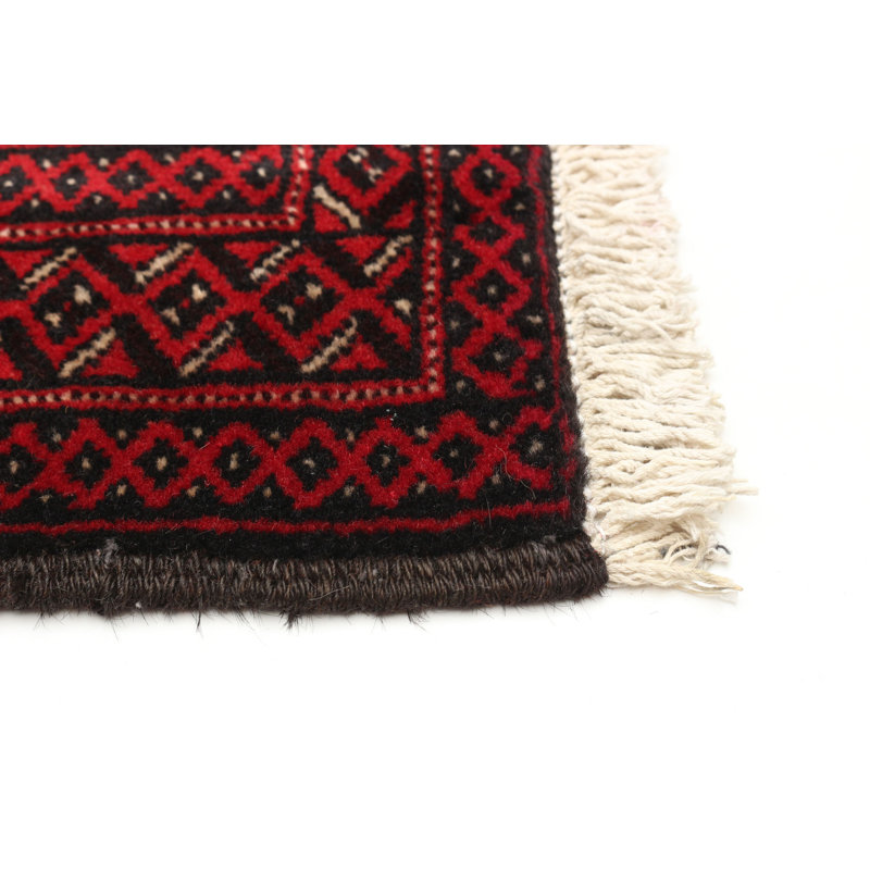 One-of-a-Kind 3'2" X 6'7" New Age Wool Area Rug in