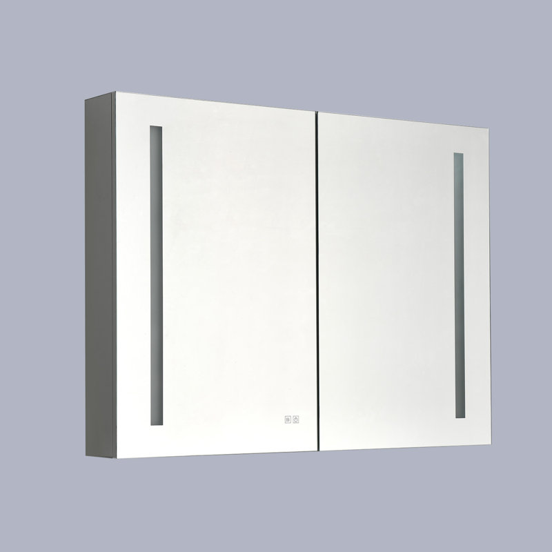 Armoire à pharmacie sans cadre avec miroir et 3 tablettes réglables Natilyn l 30 po x H 30 po