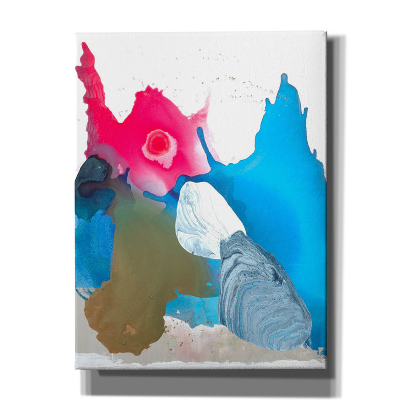 «Una's Beach» par Valerie Russell, art mural sur toile, 12 po x 16 po, H 16 po x l 12 po x P 0,75 po
