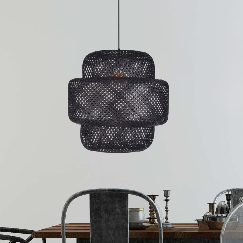 Luminaire suspendu 1 lumière Haveman, H 17,72 po x l 17,72 po x P 17,72 po