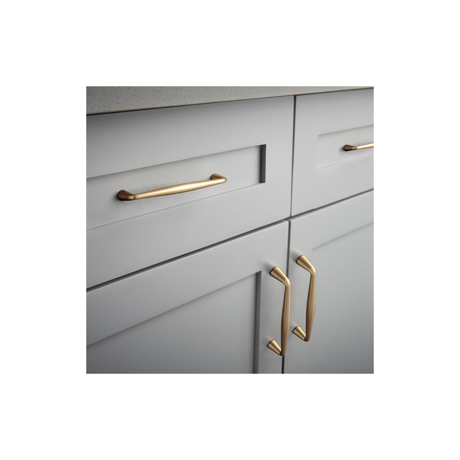 Center Bar Pull Multipack , Champagne Bronze, 6 5/16"