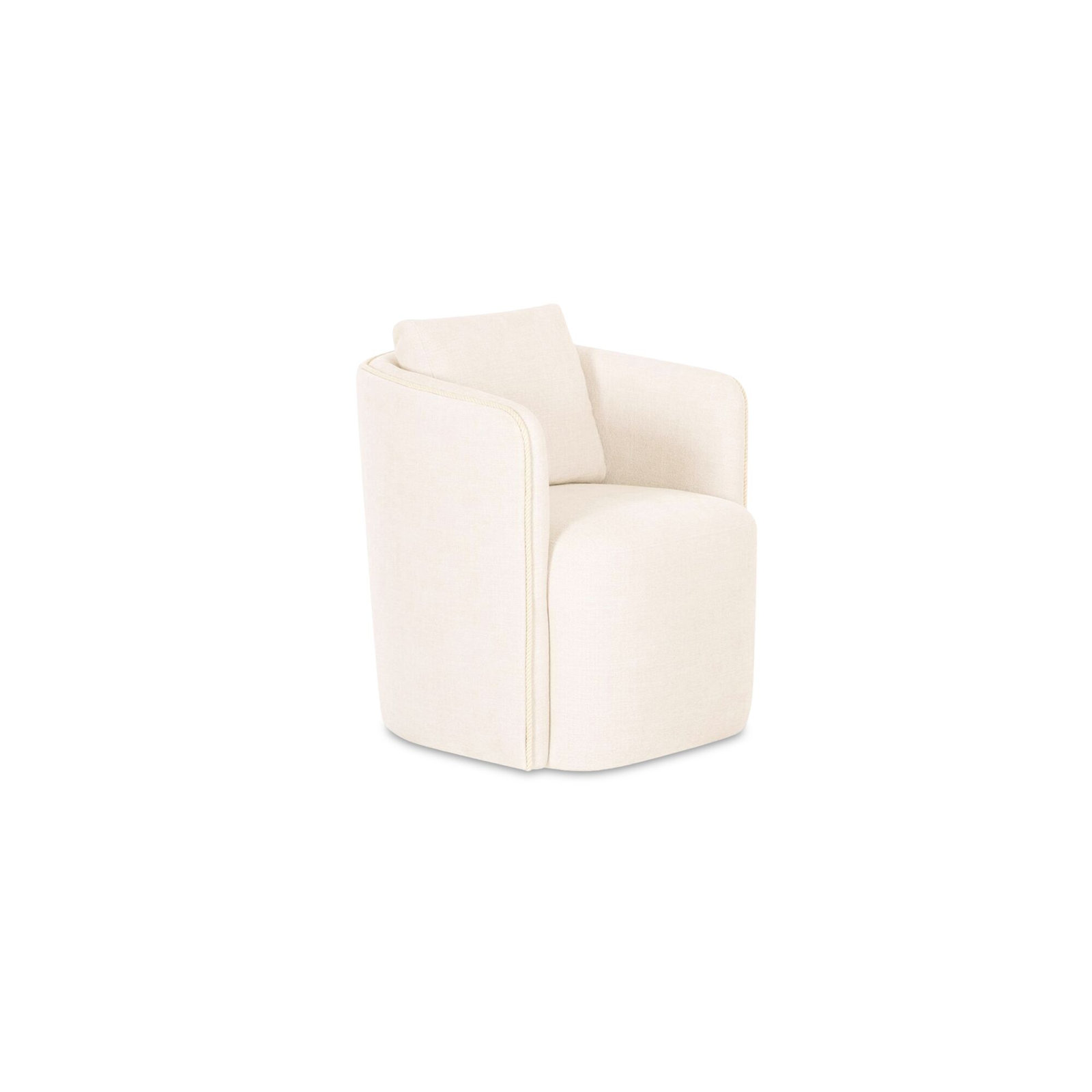 Cecil Dining Chair Tapestry, White
