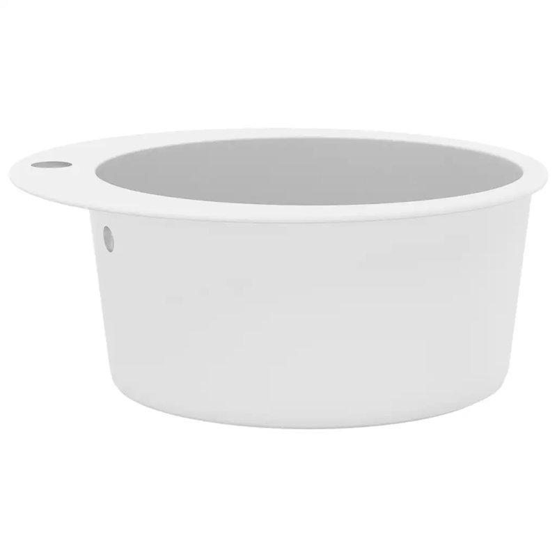 Belfry Kitchen Rosalyn 505mm W Single Bowl Stone Kitchen Sink