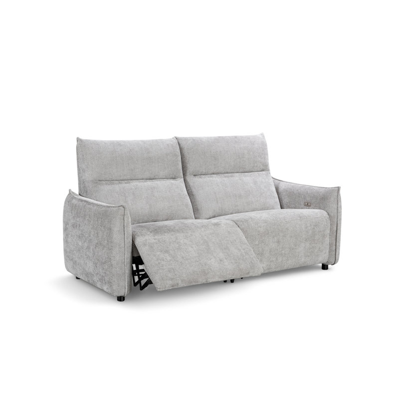 Chenille Electric Reclining Sofa, 3