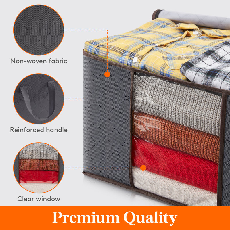 Manufactured Wood Clothing Rack Covers, Grey