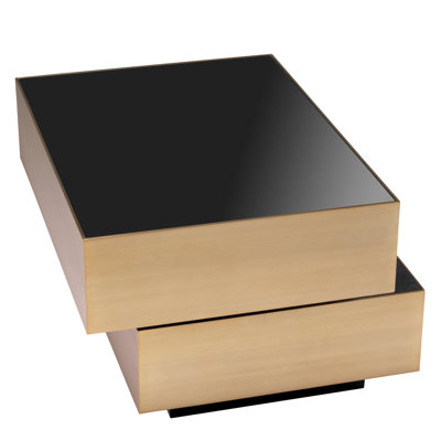 Shelton Glass Top End Table
