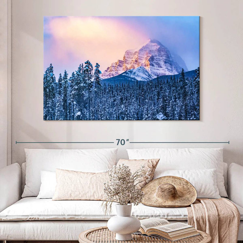 Alvord Banff Snow Mountain, H 34 po x l 51 po