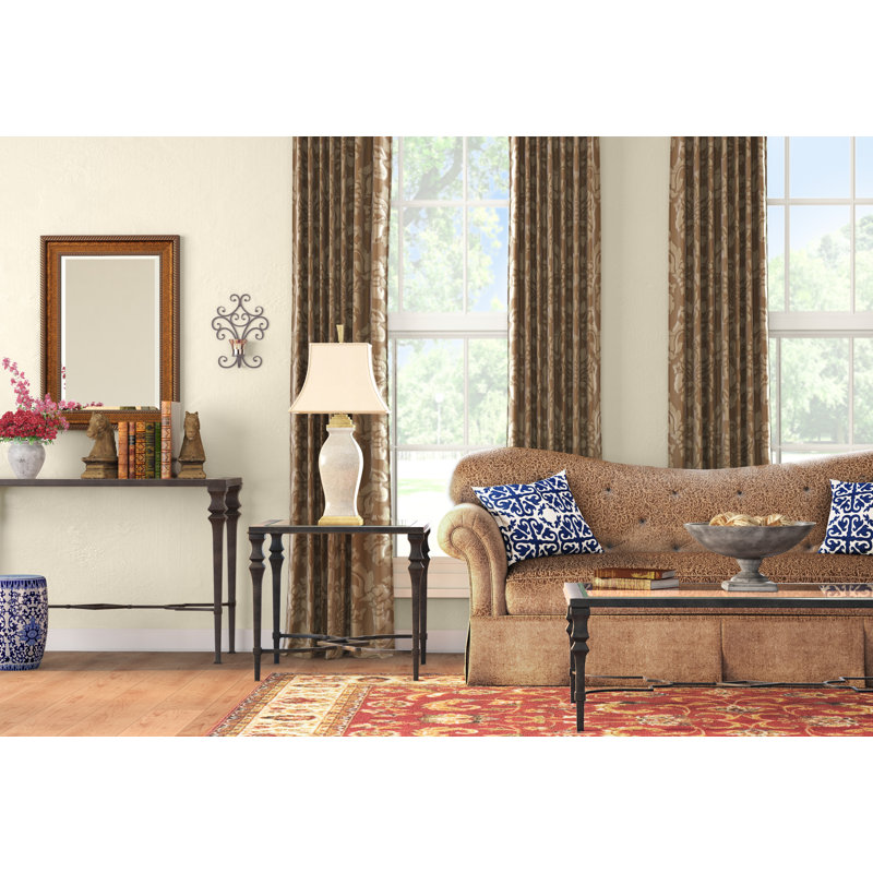Embroidered Canvas Reversible Throw Pillow, 22" x 22", Navy