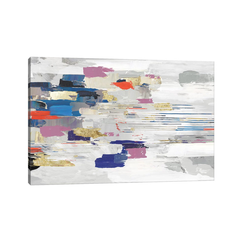 Kinetic Colours I - Wrapped Canvas Print, 66.04 cm H x 45.72 cm W x 3.175 cm D
