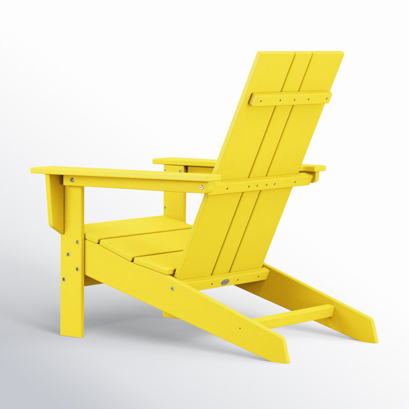 POLYWOOD x AllModern Adirondack Chair, Lemon