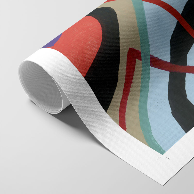 Bold Shape Shift II - Impression sur toile seulement - NON-CADRE