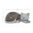 Benji Polystone Indoor Outdoor Cat Decorative Gray Garden Sculpture