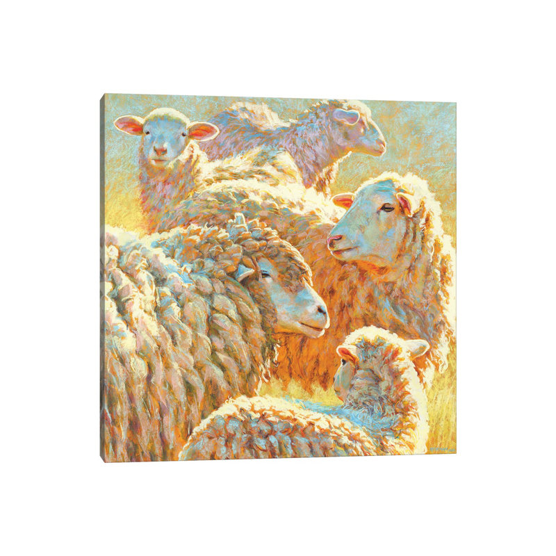 Deep Sheep by Rita Kirkman - Gallery-Wrapped Canvas Giclée on Canvas, Canvas, 30.48 cm H x 30.48 cm W