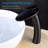 Waterfall Single Hole Bathroom Faucet With Deck Cover Plate With Pop Up Drain Assembly-86217523