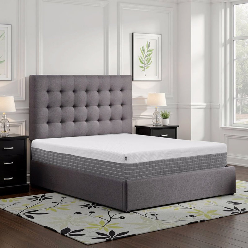 Matelas hybride à 12 couches en mousse viscoélastique 12 ", Très grand californien