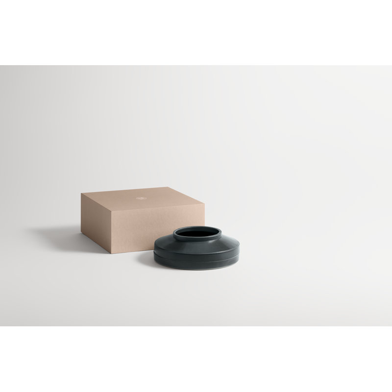 Vase de table Wonk Shape 5, Vert marine