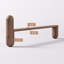 Canapé de style Mid-Century moderne, canapé en cuir véritable avec bois massif, canapé-causeuse-105275520-105275523