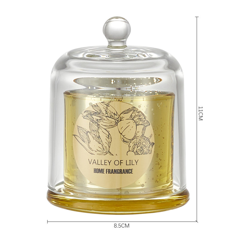 Plant / Floral Scented Wax Melt with Glass Holder