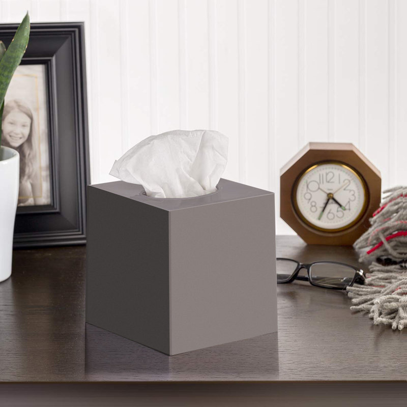  Housse pour boîte à mouchoirs, Gris