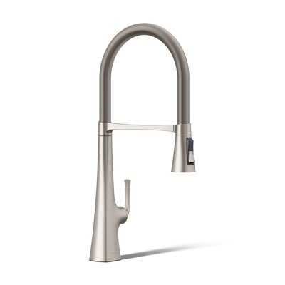 Kohler Graze Single-Handle Semi-Professional Kitchen Sink Faucet With 24-5/16-In Spout