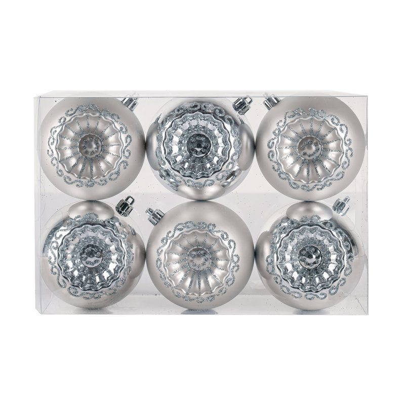 Ornements incassables The Holiday Aisle® 6 pièces, Argent