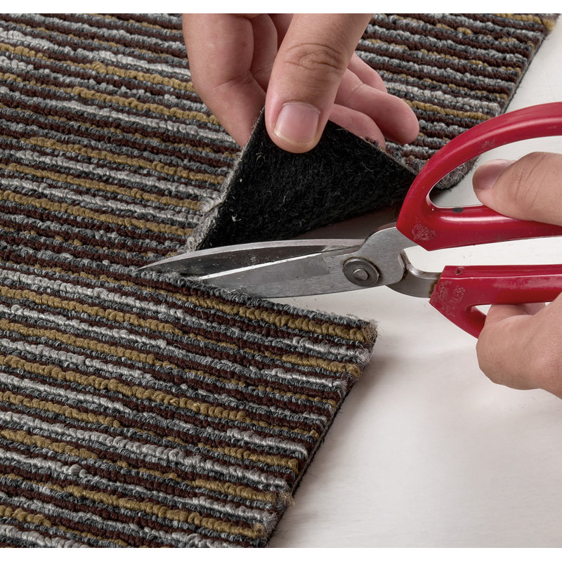 Tapis modulaire réutilisable 24 x 24 po 24 PCS Carpet Tiles