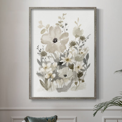 «Neutral Nature I», reproduction encadrée - bois massif 47040