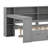 Full Size Platform Bed With Upholstered Headboard, Built-In Desk, 8 Storage Shelves, Pull-Out Trundle, LED Lights-122261640