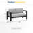 Patio Furniture Metal Loveseat-111017848