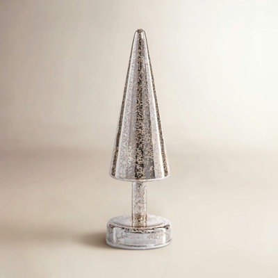 2-Piece Lighted Sparkle Cone Tree Set