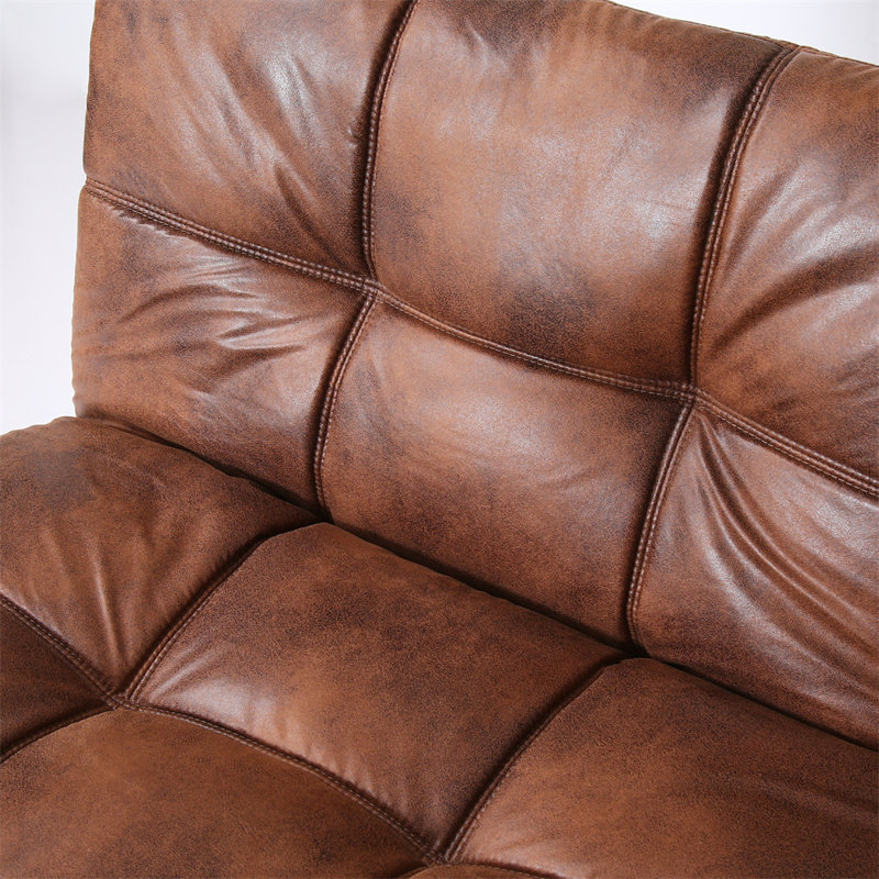 Jayciana Upholstered 42'' Reclining Sofa, Rustic Brown Faux Leather