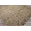 Tapis tibétain noué à la main en laine beige-gris de style transitionnel, 2,44 m x 2,95 m