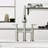 3 Hole Bridge Kitchen Faucet With Pull Down Sprayer,2 Handle Faucet For Kitchen Sinks Pull Out Sprayer Kitchen Sink Faucet