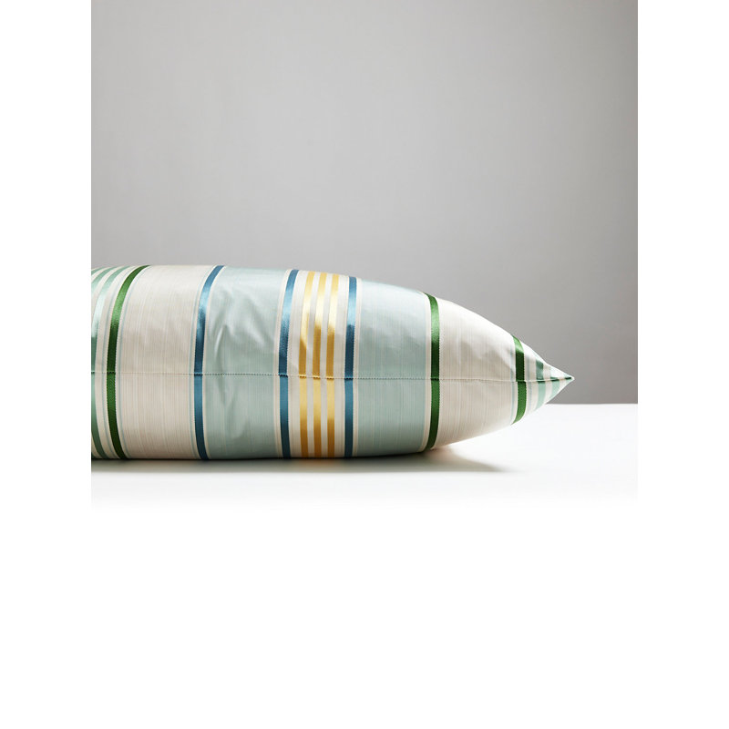 Charlotte Silk Square Pillow Cover & Insert, Celadon