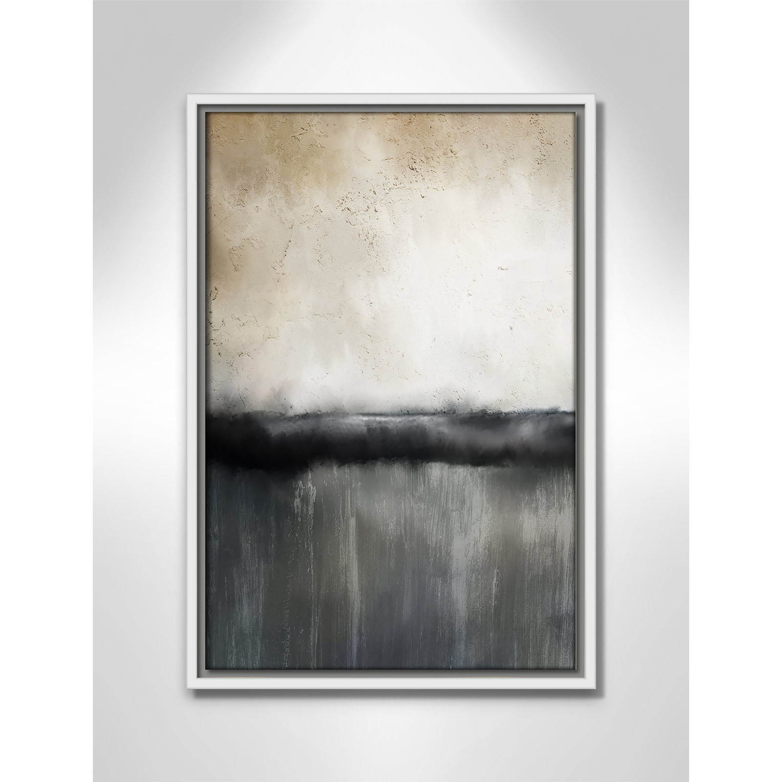 Sunset by Kimberly Allen Print, Picture Framed Canvas, 29.5" H x 23.5" W, White