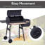 Barbecue portatif en acier Outsunny
