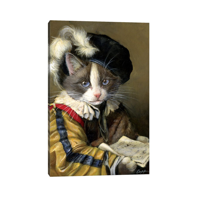 Yoshi The Singer by Melinda Copper - Painting on Canvas, Wrapped Canvas, 66.04 cm H x 45.72 cm W x 1.91 cm D