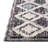 Abstract Area Rug in Charcoal Gray-Light Blue-71272556