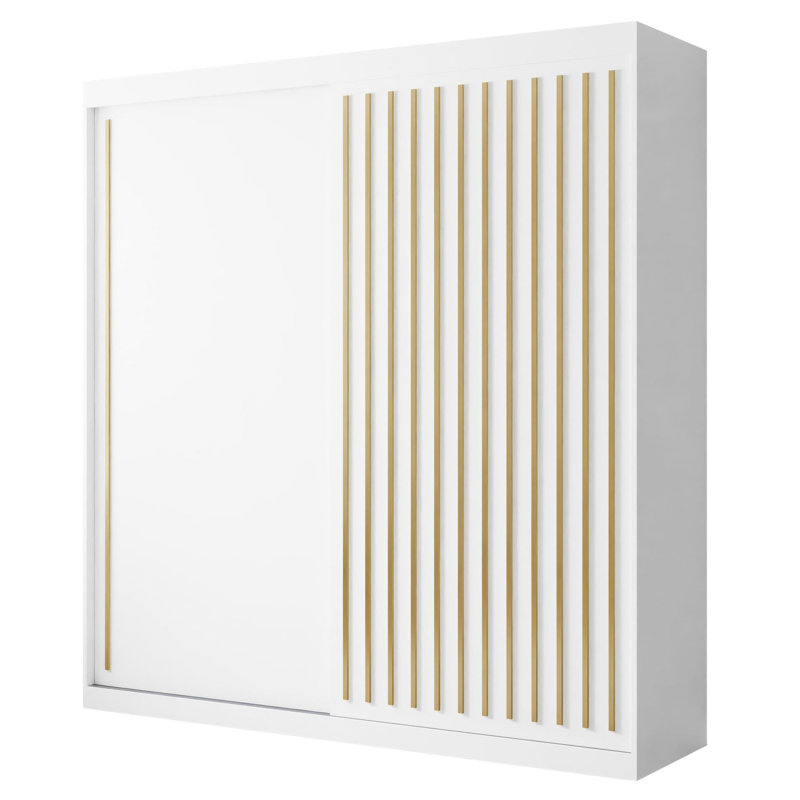 Sliding Wardrobe AURIS  with Gold Strips