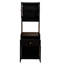 Garde-manger 71 po H noir