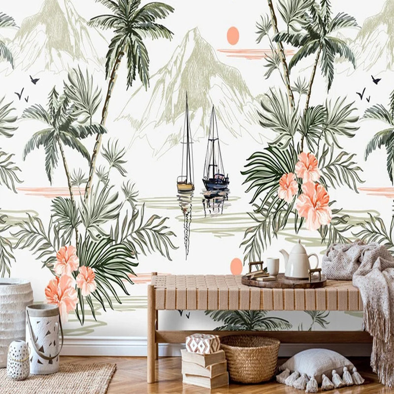 Tropical Serenity Voyage, 8" L x 108" W