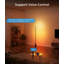 53.86 H cm Matte Torchiere Floor Lamp with USB