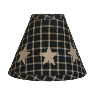 Black & Tan Star 12" Shade