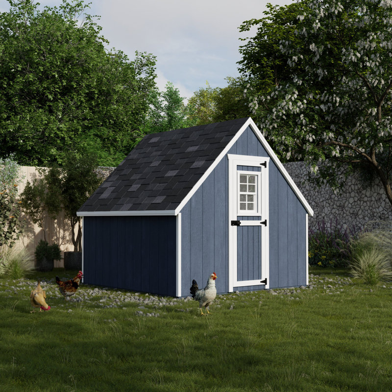 Value Walk in Chicken Coop with Nesting Box, 96" H x 96" W x 96" D