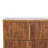 Wood Louvre Bedside Unit,Brown,2-Drawers-76684653