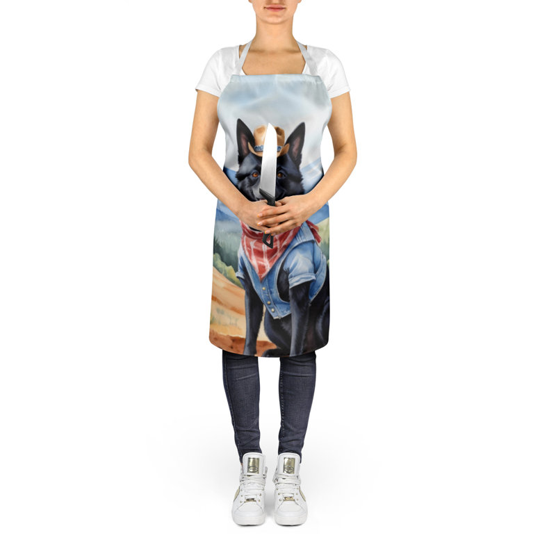 No Pattern Bib Apron