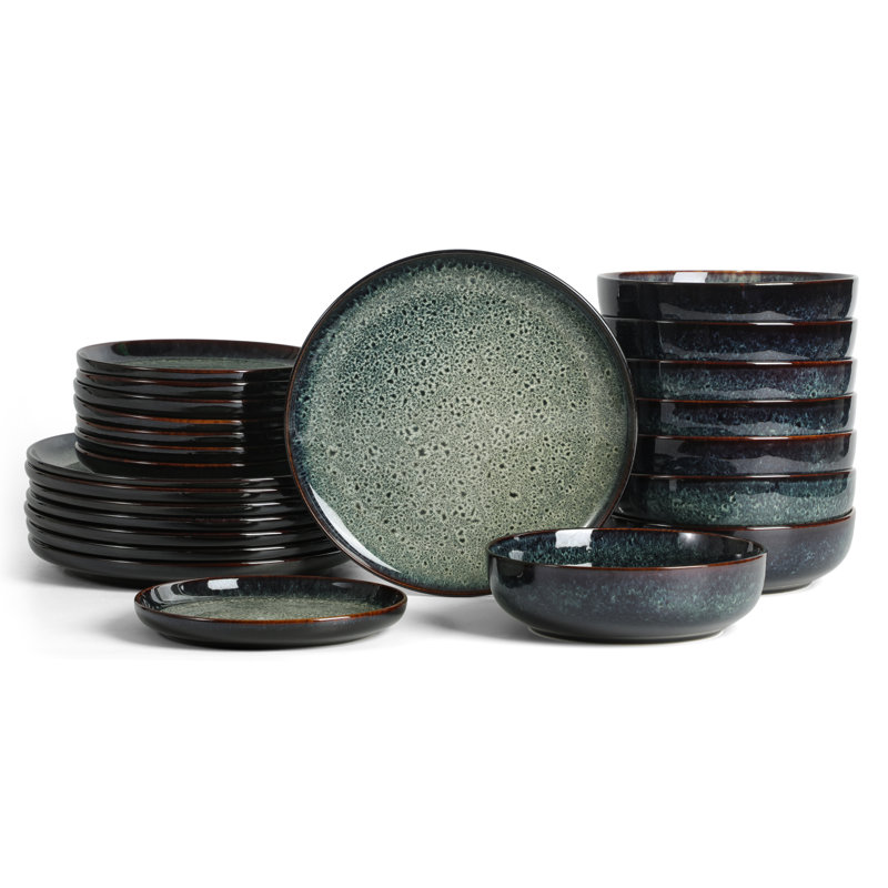 Stone Lain Remy 24-Piece Dinnerware Set Stoneware