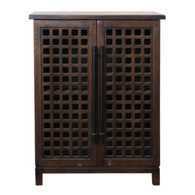 Eddie - Armoire à deux portes - Brun chaud
