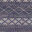 Tapis bleu marine / blanc en coton tissé à plat à la main Colin-1856605872