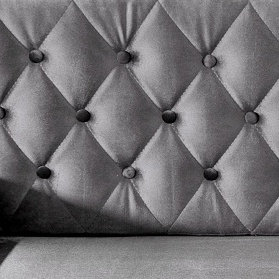Glamour 3 Seater Sleeper, Grey